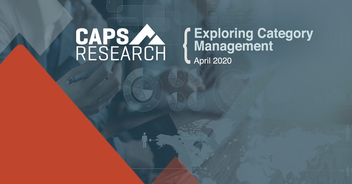 Exploring Category Management research by CAPS Research
